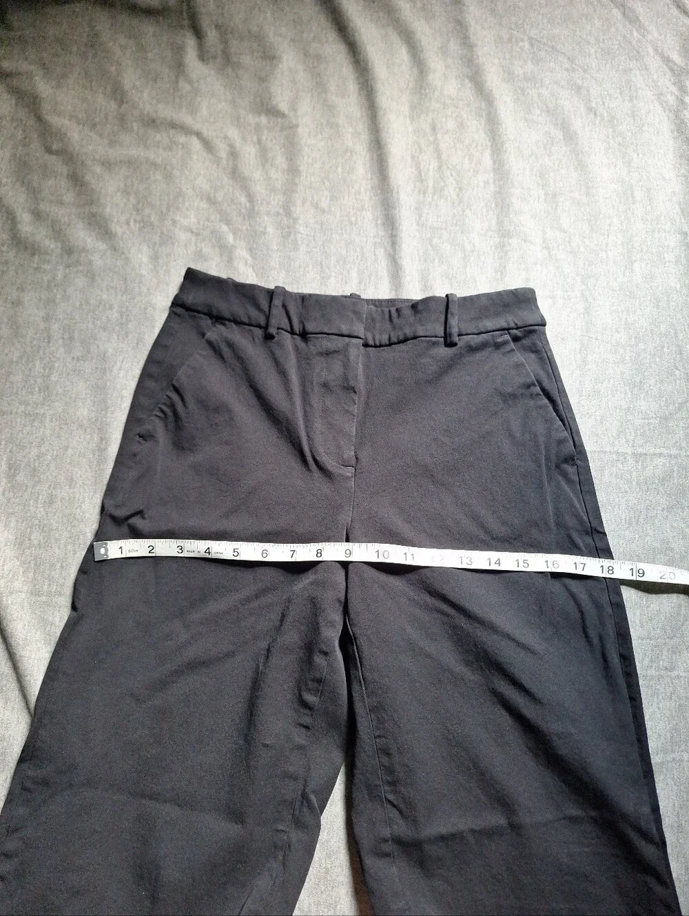 J. Crew Women's Black Chinos - Wide Leg Size 2
